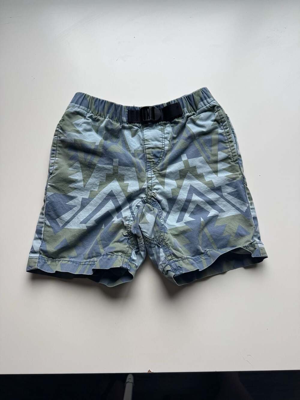 Babygap Toddler 2 Years Blue Geometric Print Shorts